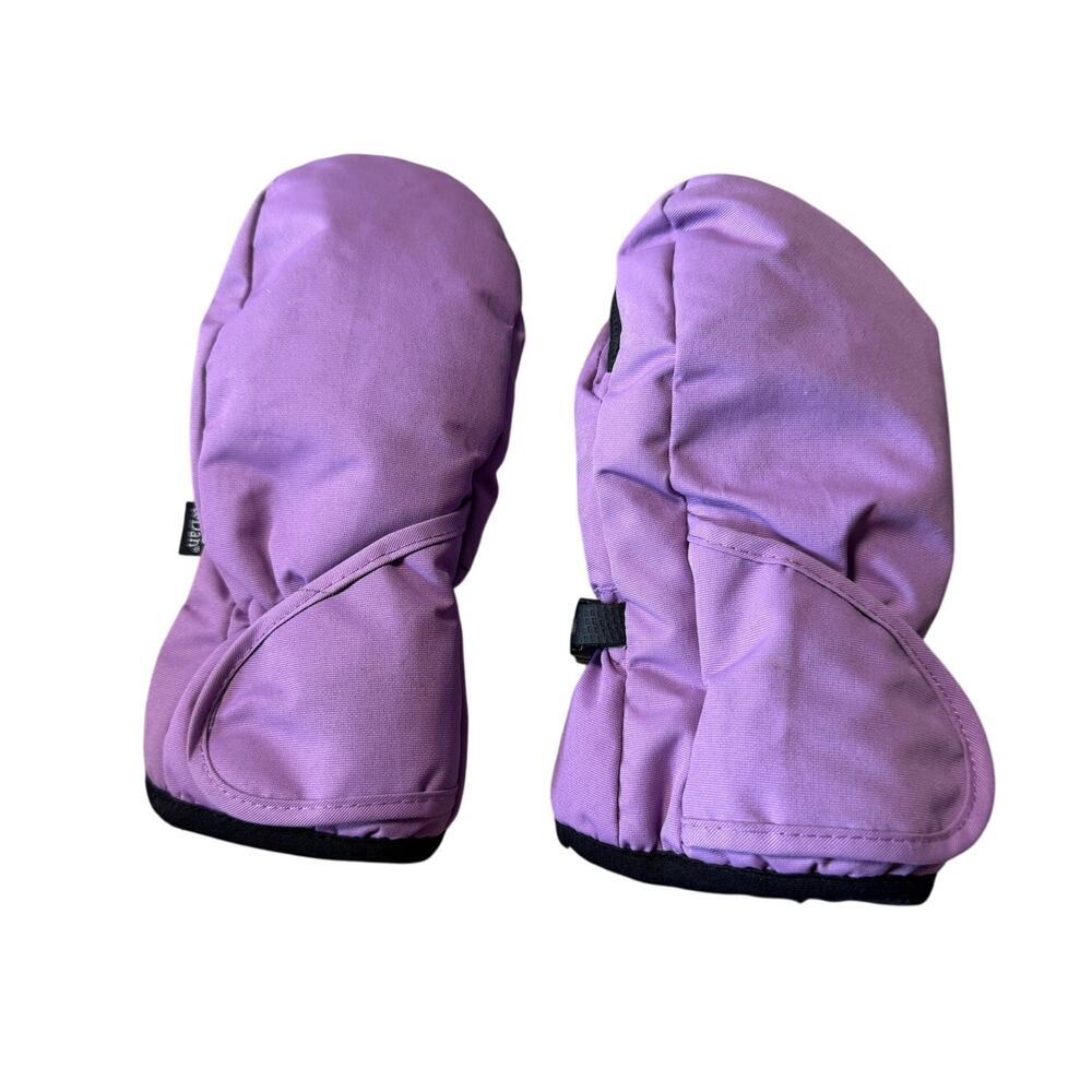 LILY & DAN Girls mittens size 4, Purple;